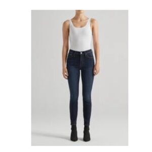NWT Edwin 10" Candice High Rise Women's Skinny Black Denim Jeans SZ 26